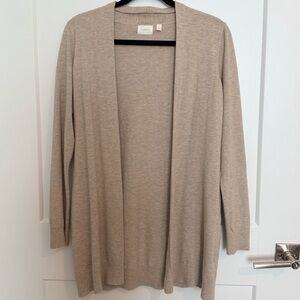 Cyrus Women's Tan Cardigan Sweater